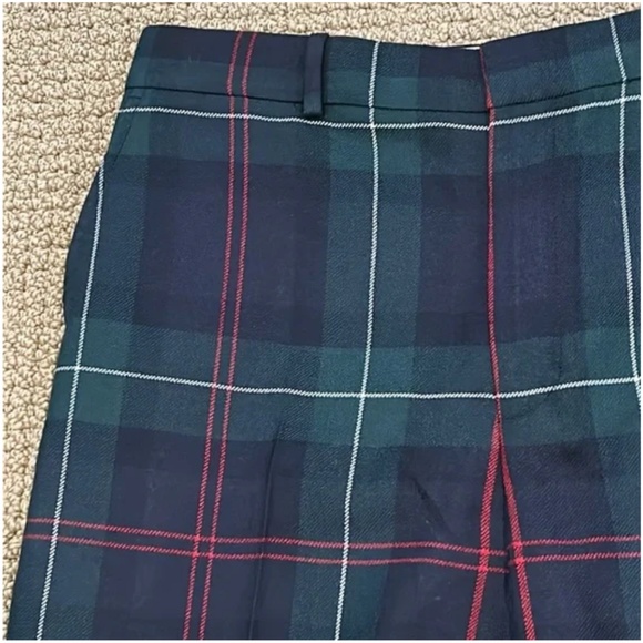 NEW Polo Ralph Lauren Plaid Wool Relaxed Straight Pant size 8 Blackwatch Multi - Picture 3 of 16
